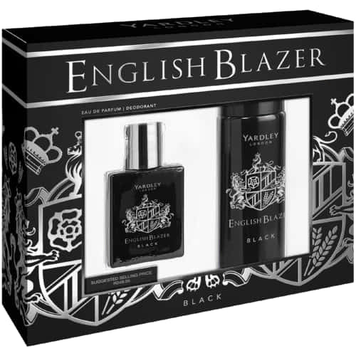 English Blazer Black Gift Set His - 30ml Eau De Parfum + 125ml Deodorant - Shopping4Africa