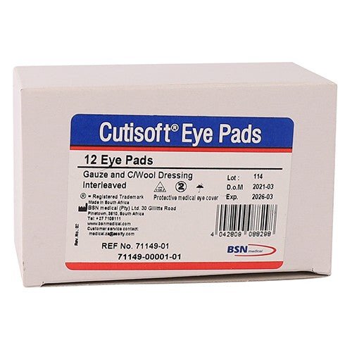 Eye Pad Cutisoft Non Sterile bsn 12s - Shopping4Africa