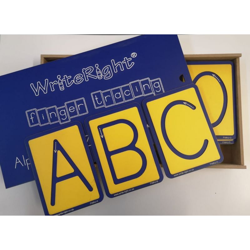 Finger Tracing Alphabet Set In Box - Standard Print - Upper Case - Shopping4Africa
