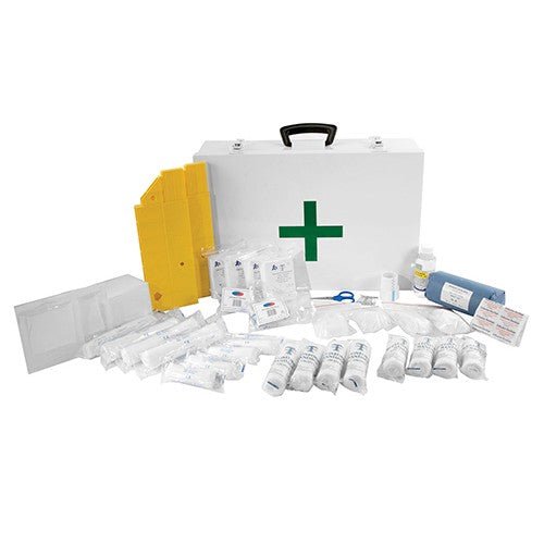 First Aid Factory Regulation 3 Kit Complete in White Metal Box - Shopping4Africa