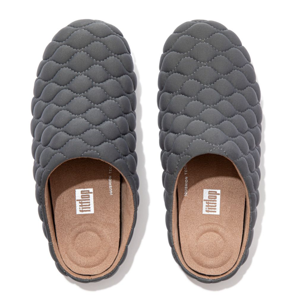 FitFlop Chrissie Padded Slippers Pewter Grey - Shopping4Africa