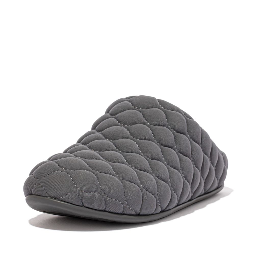 FitFlop Chrissie Padded Slippers Pewter Grey - Shopping4Africa