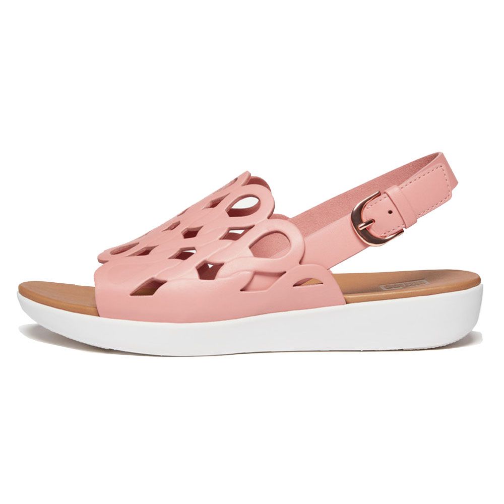 FitFlop Elodie Entwined Loops Sandals Rose Pink - Shopping4Africa