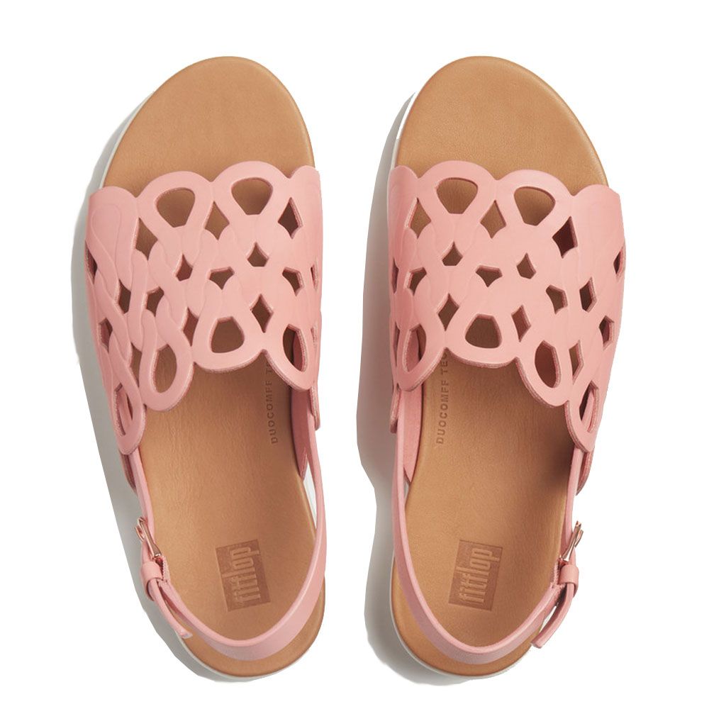 FitFlop Elodie Entwined Loops Sandals Rose Pink - Shopping4Africa