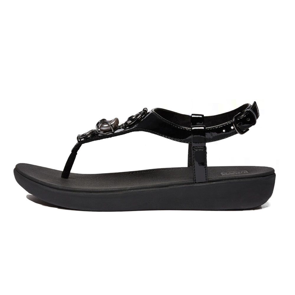 FitFlop Embellished Lainey Sandal All Black - Shopping4Africa