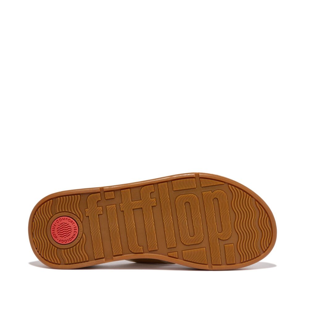 FitFlop F-Mode Flatform Sandals Platino - Shopping4Africa