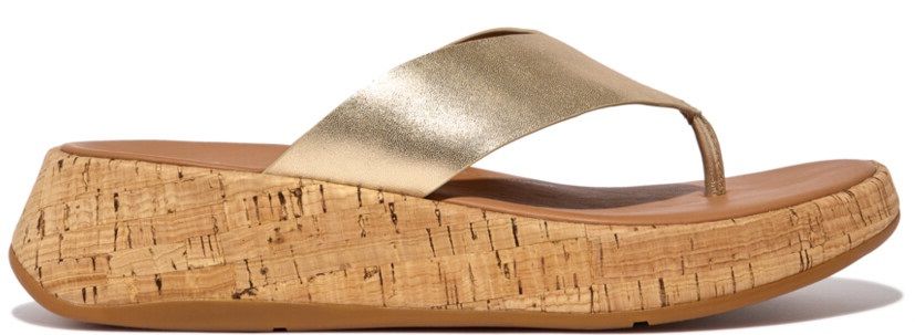 FitFlop F-Mode Flatform Sandals Platino - Shopping4Africa