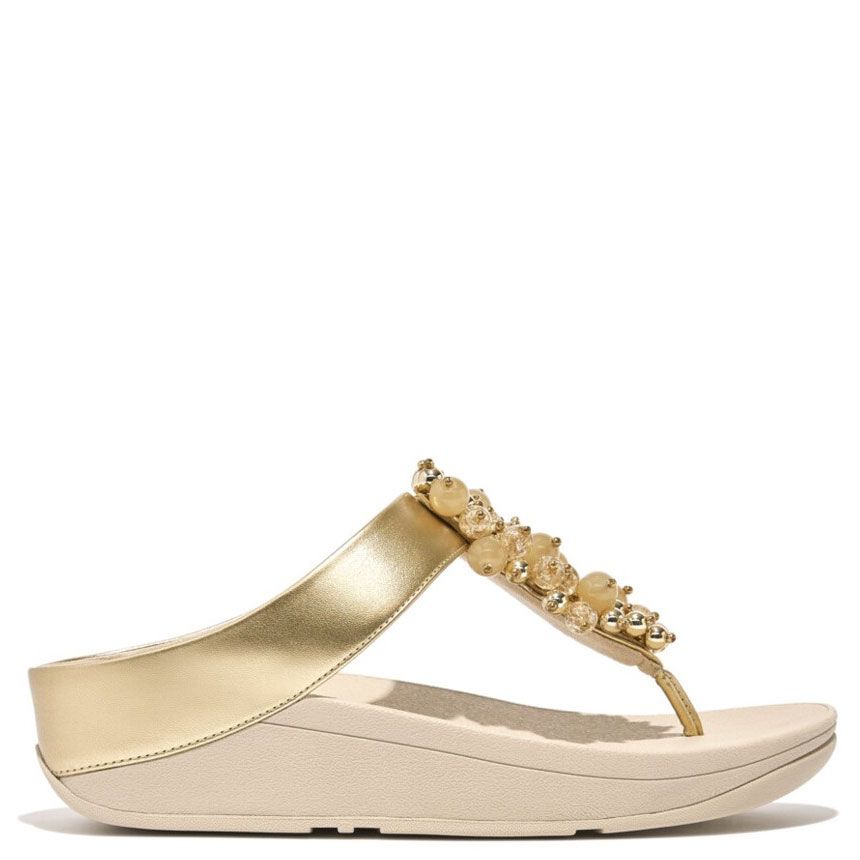 FitFlop Fino Bauble-Bead Platino - Shopping4Africa