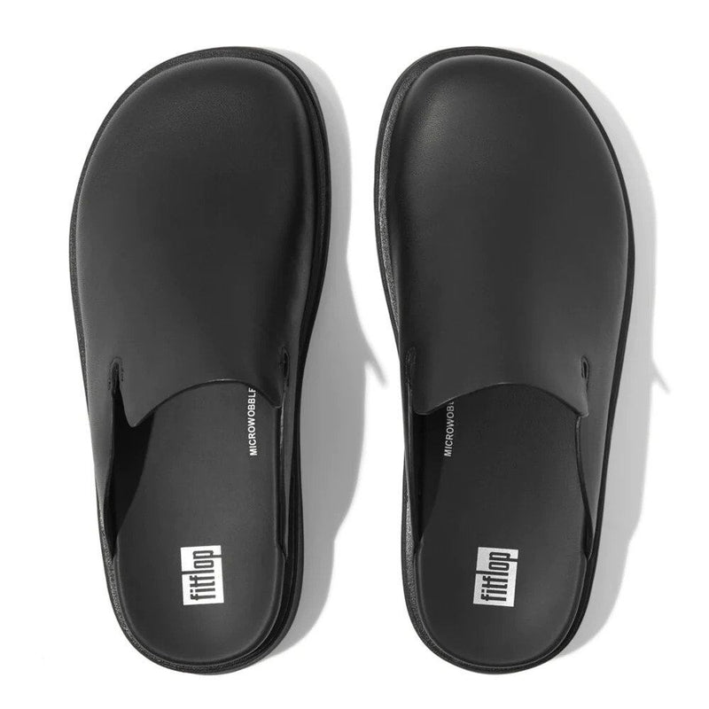 FitFlop Gen-FF Leather Mules All Black - Shopping4Africa