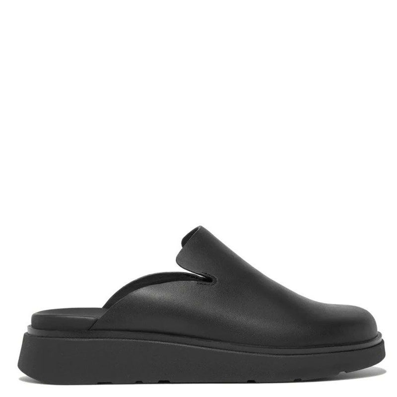 FitFlop Gen-FF Leather Mules All Black - Shopping4Africa