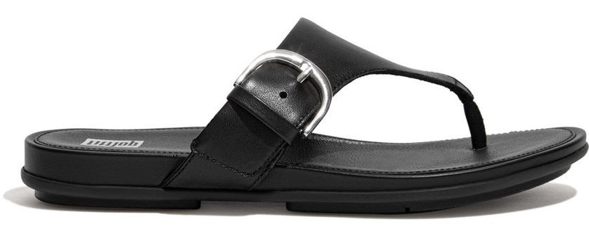 FitFlop Gracie Leather Buckle All Black - Shopping4Africa