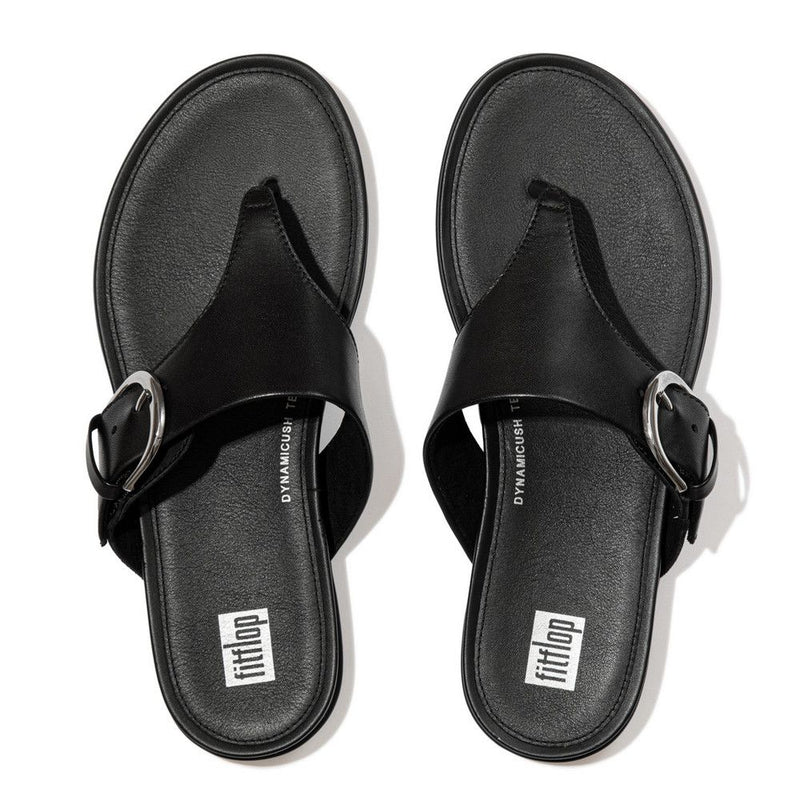 FitFlop Gracie Leather Buckle All Black - Shopping4Africa