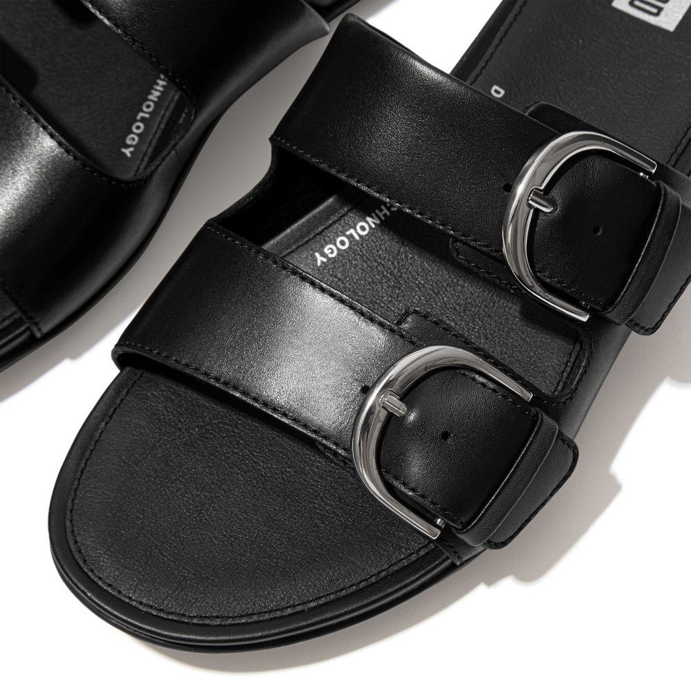 FitFlop Gracie Slides All Black - Shopping4Africa