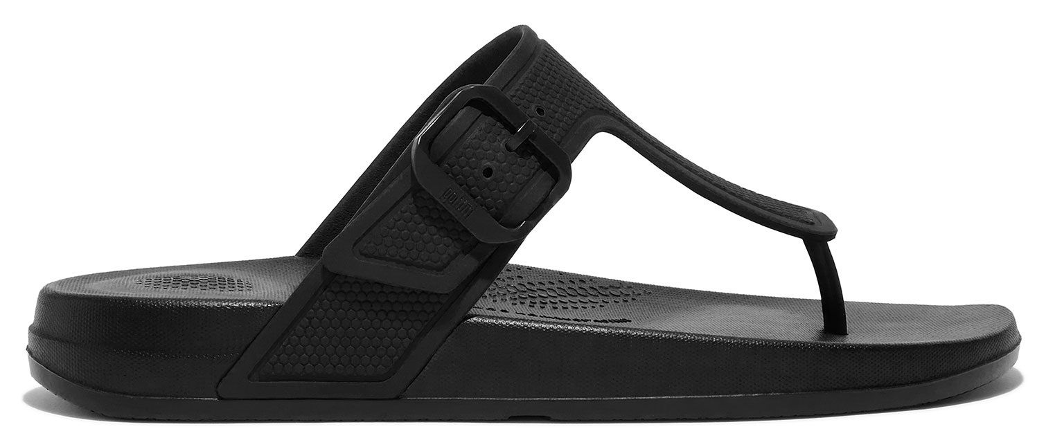 FitFlop iQushion Adjustble Buckle All Black - Shopping4Africa