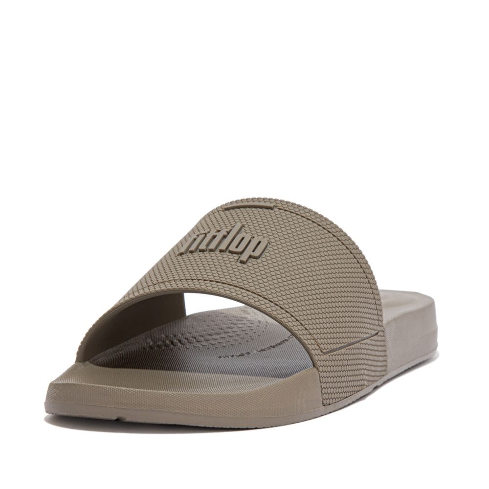 FitFlop iQushion M Slides Timberwolf - Shopping4Africa