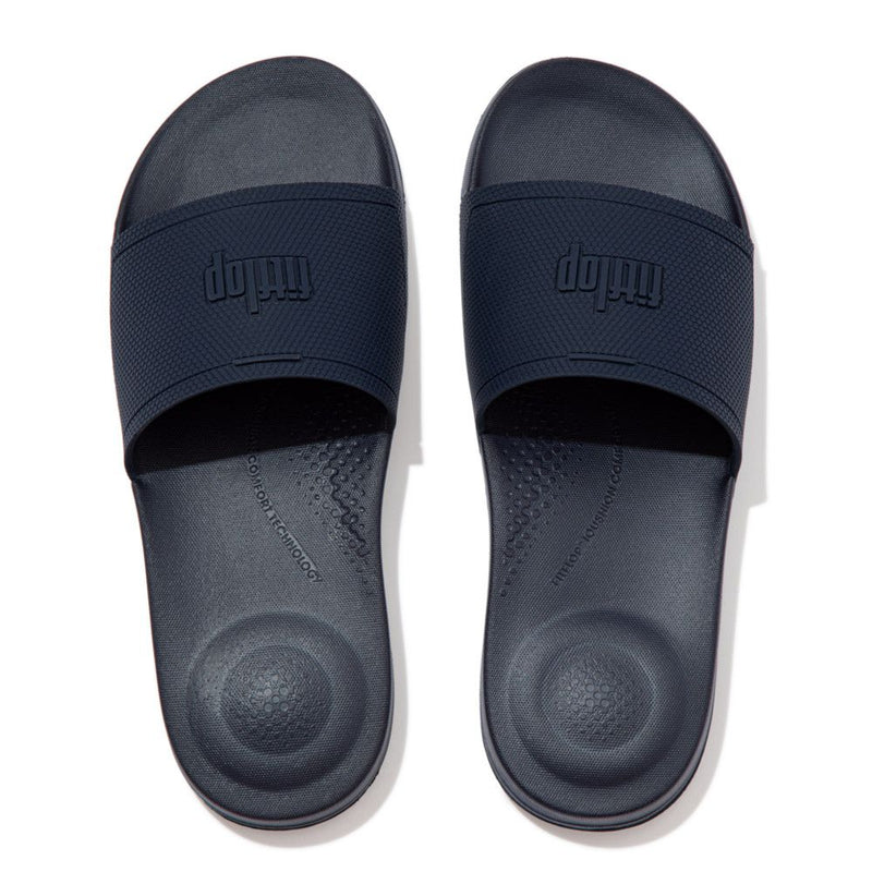 FitFlop iQushion Mens Slides Midnight Navy - Shopping4Africa