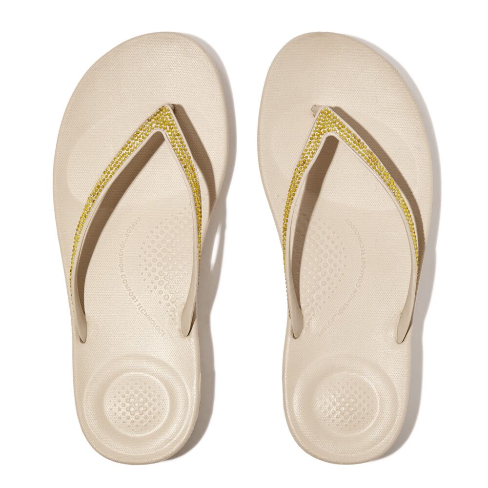 FitFlop iQushion Sparkle Stone Beige - Shopping4Africa