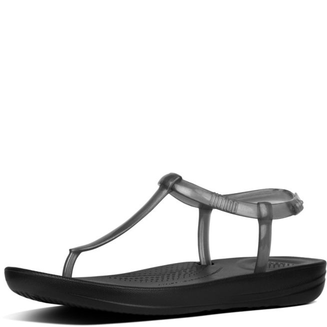 FitFlop iQushion Splash Pearlised Black - Shopping4Africa