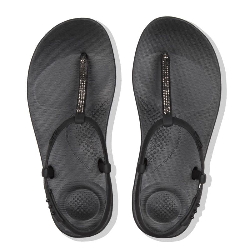 FitFlop iQushion Splash Sparkle Black - Shopping4Africa