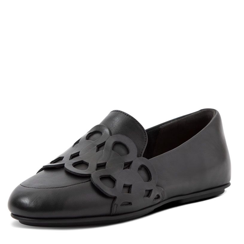 FitFlop Lena Entwined Loops Loafers All Black - Shopping4Africa