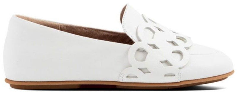 FitFlop Lena Entwined Loops Loafers Bright White - Shopping4Africa