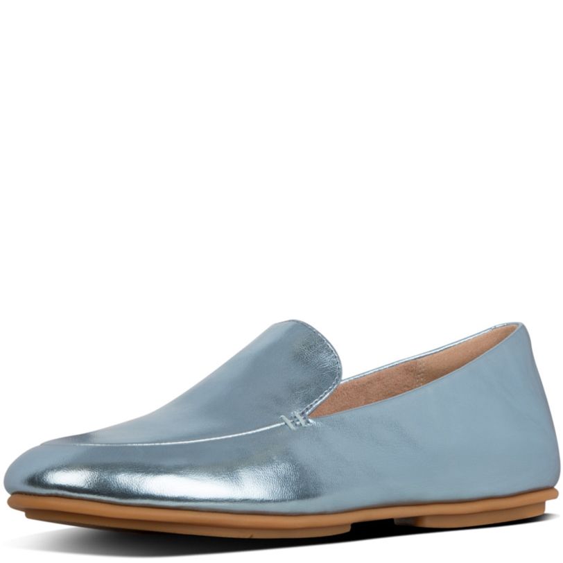 FitFlop Lena Loafer Metallic Ice Blue - Shopping4Africa