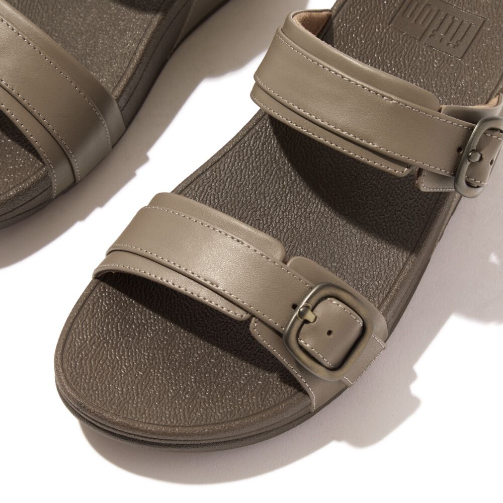 FitFlop Lulu Adj L Slides Minky Grey - Shopping4Africa