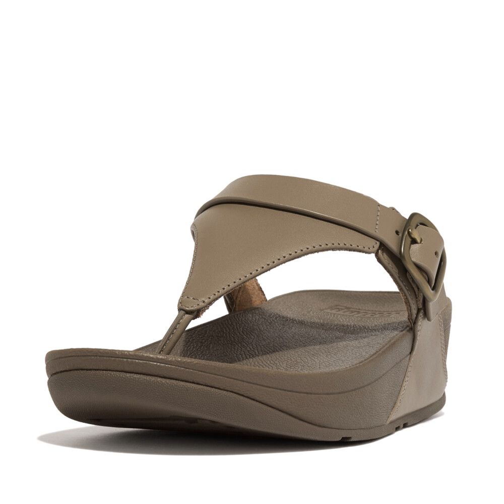 FitFlop Lulu Adj Leather Minky Grey - Shopping4Africa