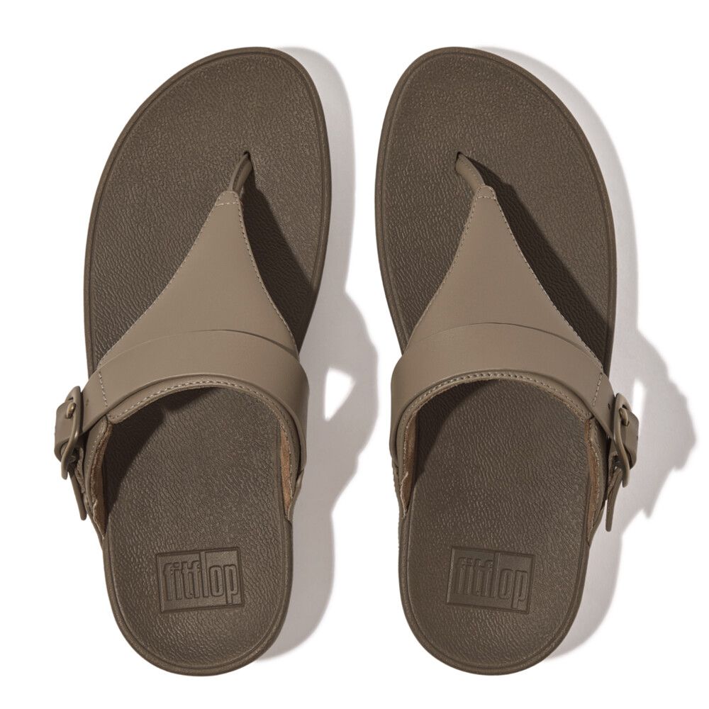 FitFlop Lulu Adj Leather Minky Grey - Shopping4Africa