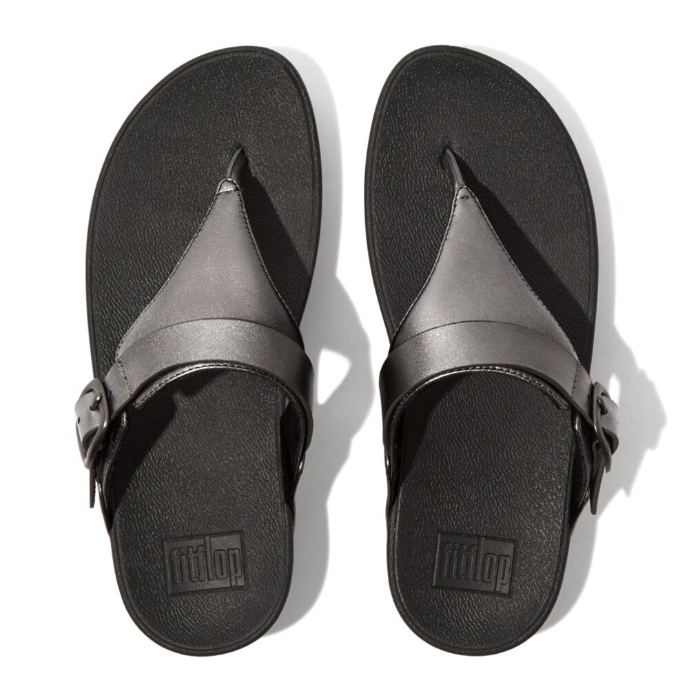 FitFlop Lulu Adj Leather Pewter Mix - Shopping4Africa