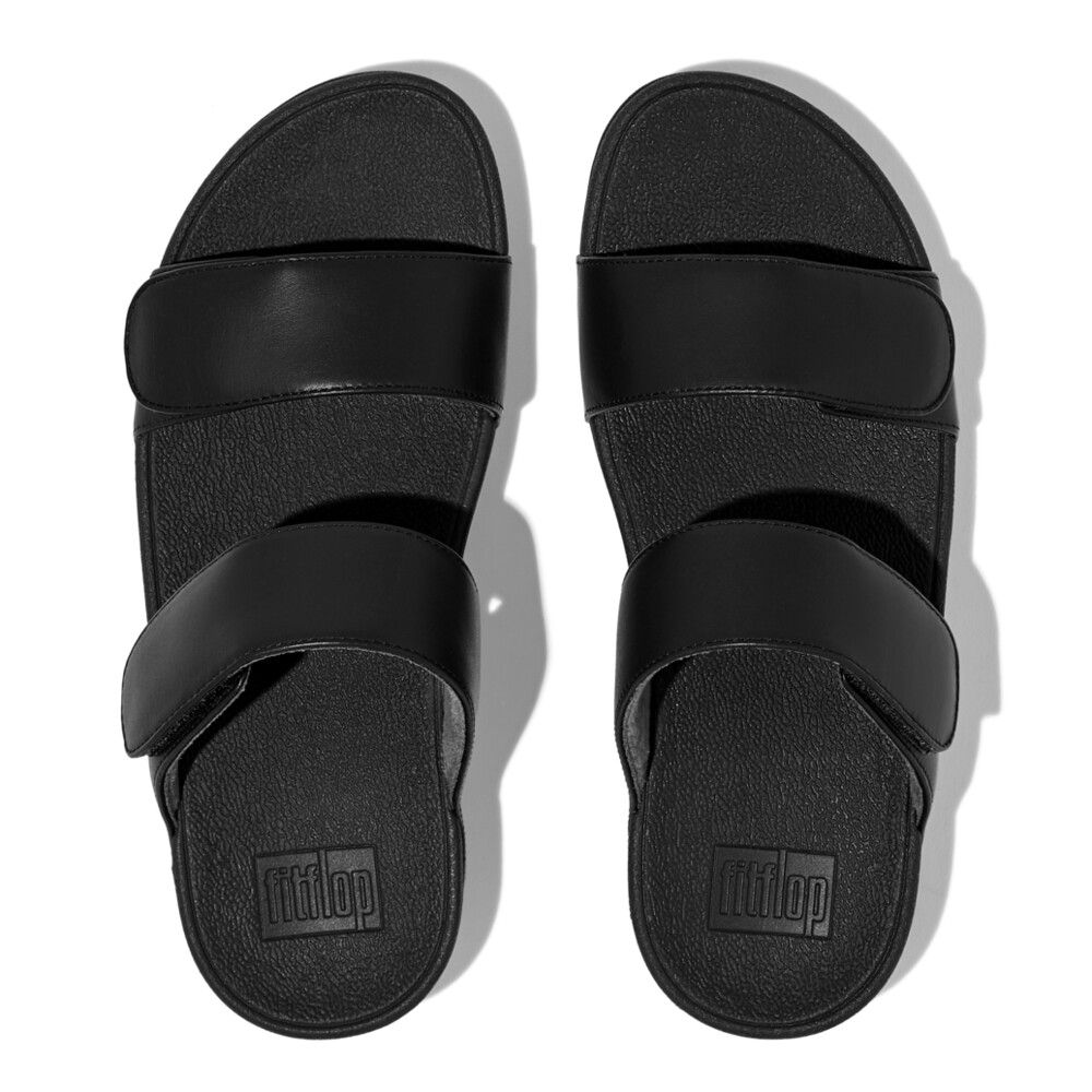 FitFlop Lulu Adj Lhr Slides All Black - Shopping4Africa