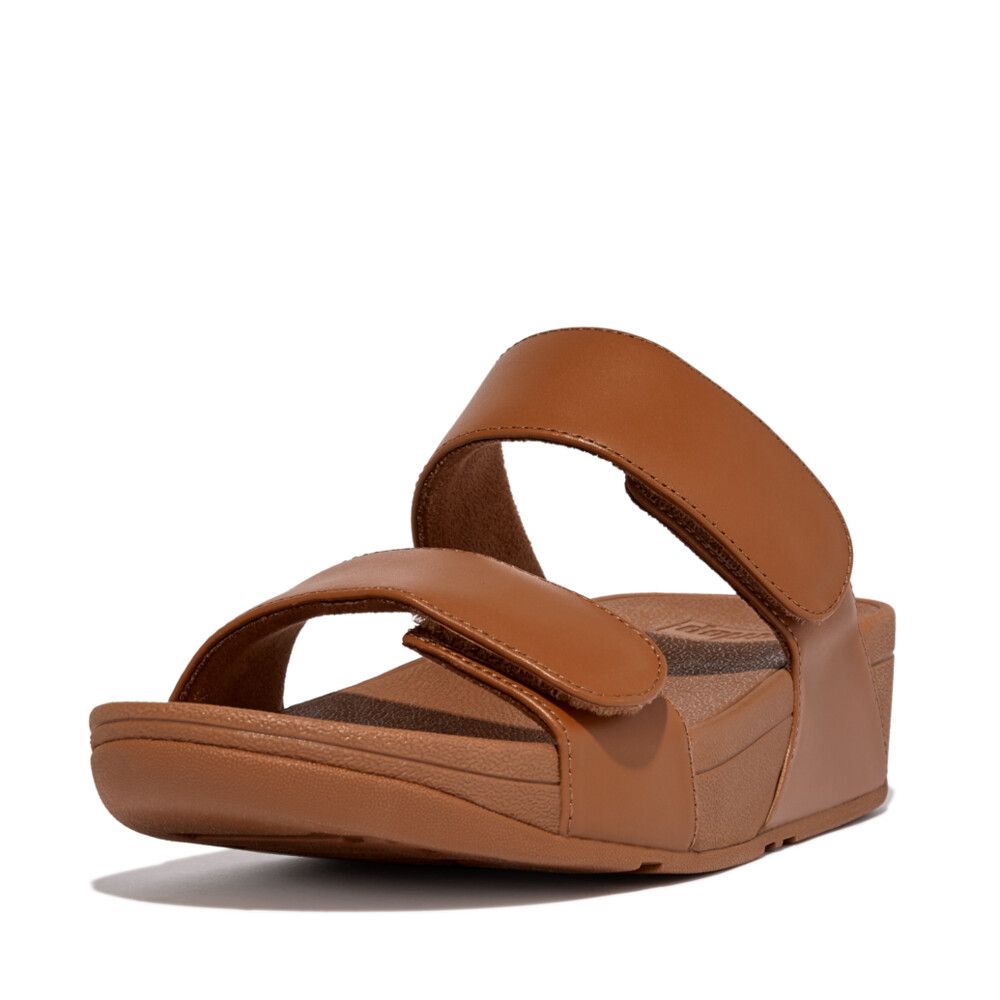 FitFlop Lulu Adj Lhr Slides Light Tan - Shopping4Africa