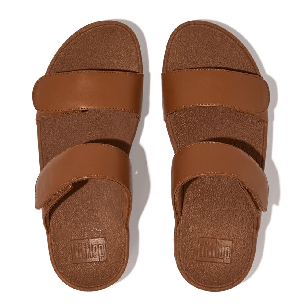 FitFlop Lulu Adj Lhr Slides Light Tan - Shopping4Africa