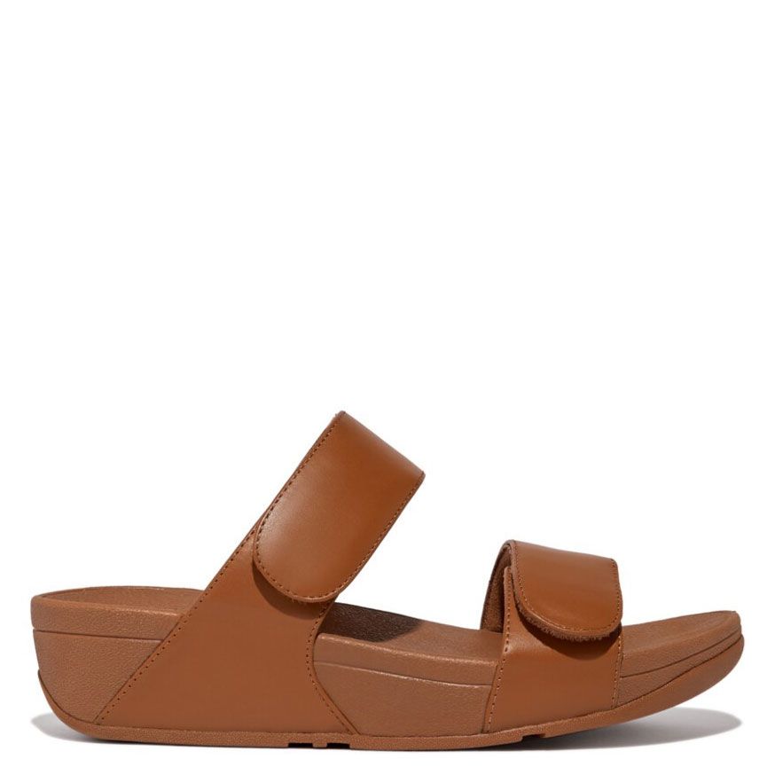 FitFlop Lulu Adj Lhr Slides Light Tan - Shopping4Africa