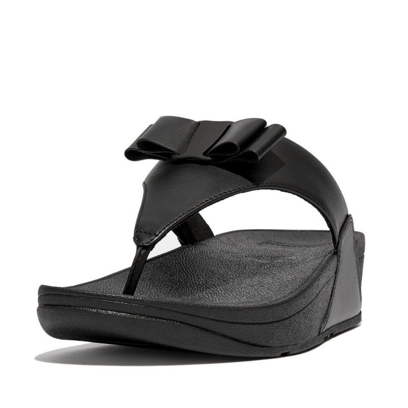 FitFlop Lulu Bow Leather All Black - Shopping4Africa