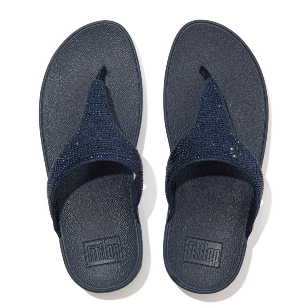 FitFlop Lulu Crystal Embel Mid Navy - Shopping4Africa