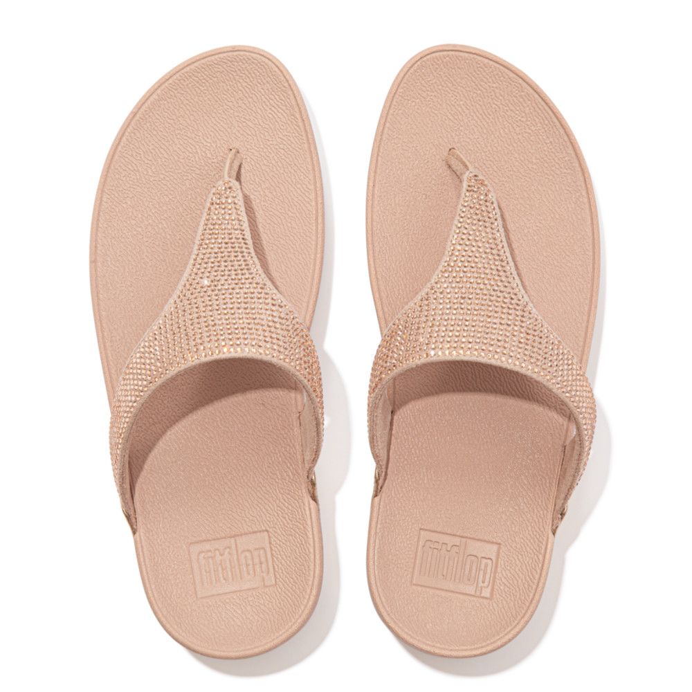 FitFlop Lulu Crystal Embel Rose Gold - Shopping4Africa