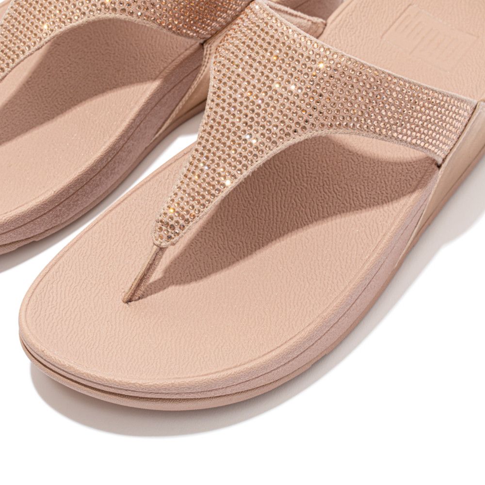 FitFlop Lulu Crystal Embel Rose Gold - Shopping4Africa