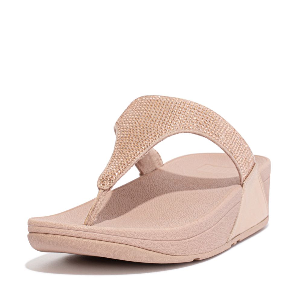 FitFlop Lulu Crystal Embel Rose Gold - Shopping4Africa