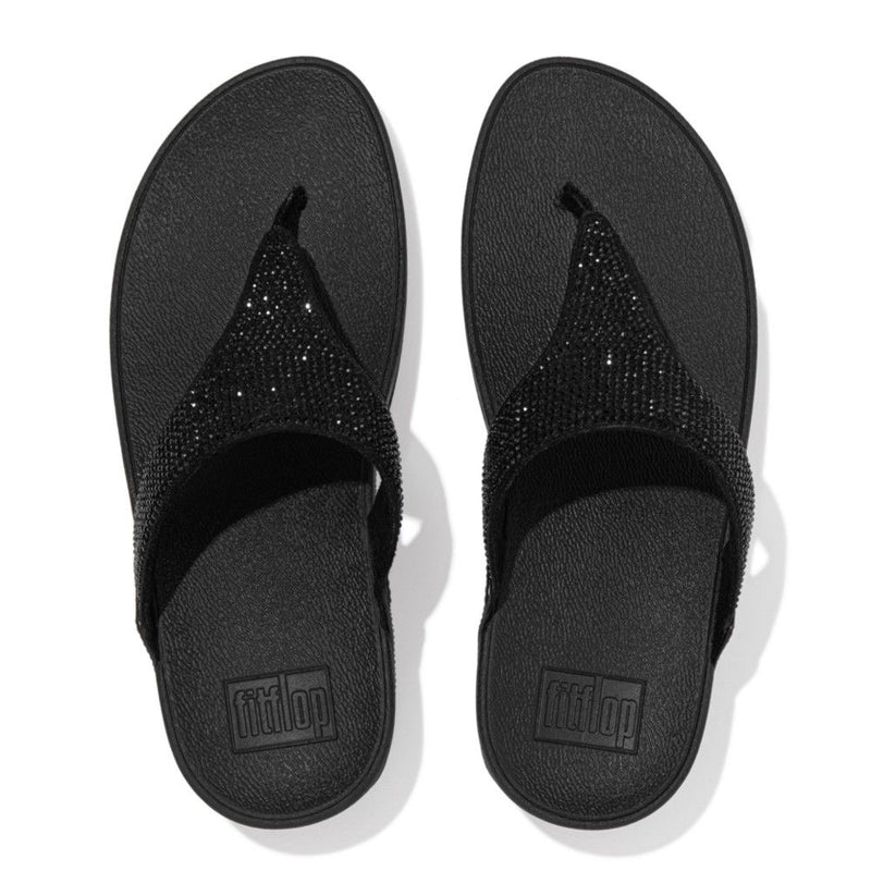 FitFlop Lulu Crystal Embellished All Black - Shopping4Africa