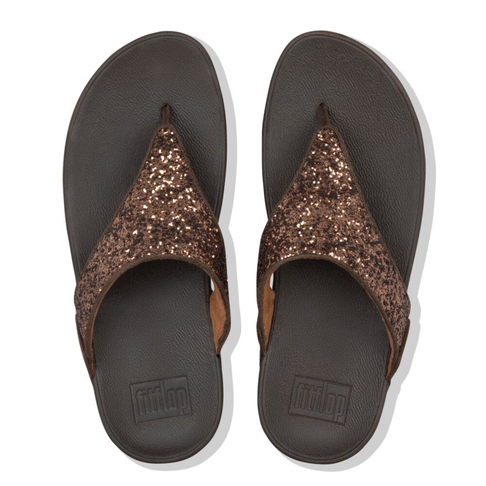 FitFlop Lulu Glitter Chocolate Metallic - Shopping4Africa