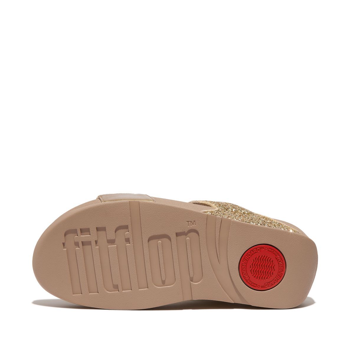 FitFlop Lulu Glitter Slide Latte Beige - Shopping4Africa