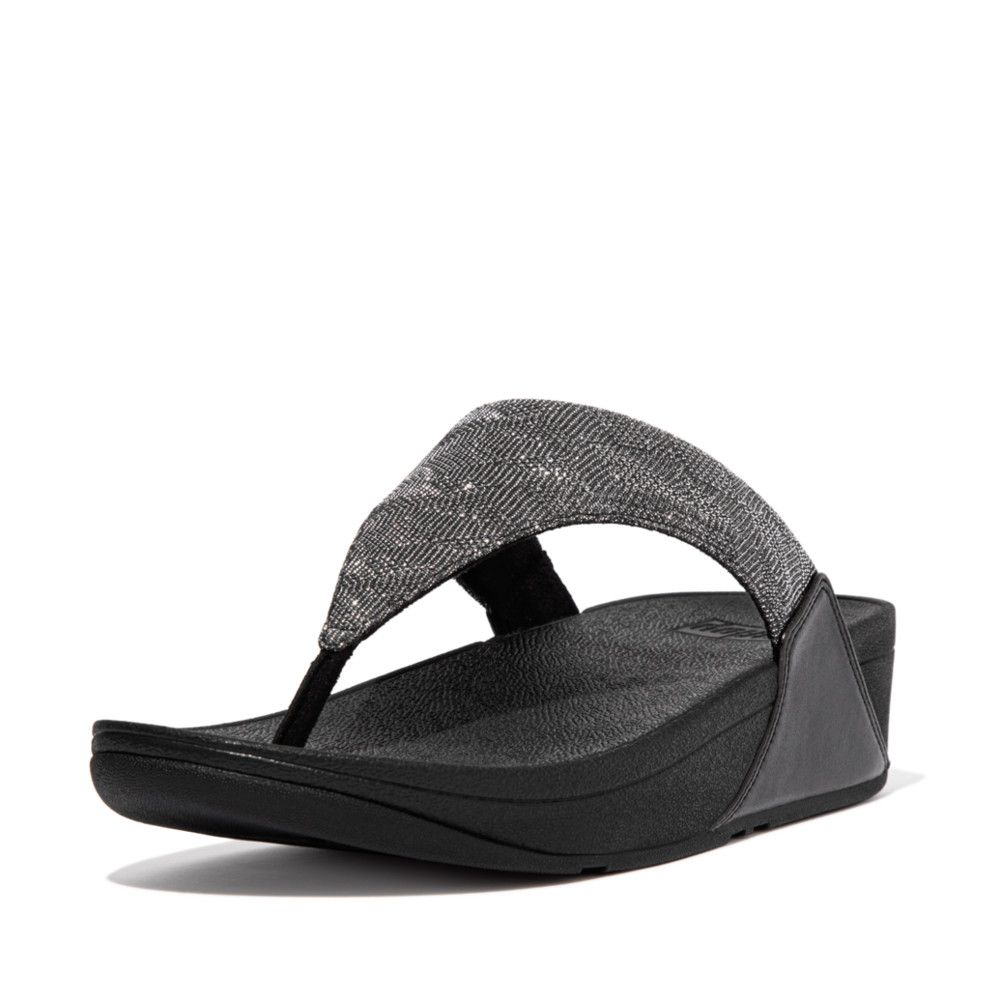 FitFlop Lulu Glitz All Black - Shopping4Africa