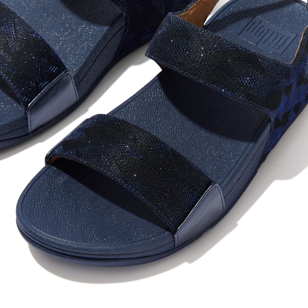 FitFlop Lulu Glitz Sandals Midnight Navy - Shopping4Africa