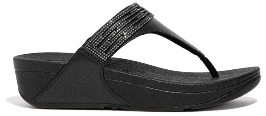 FitFlop Lulu L/Crystal L Sandals All Black - Shopping4Africa