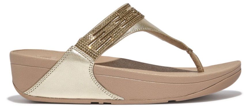 FitFlop Lulu L/Crystal L Sandals Platino - Shopping4Africa