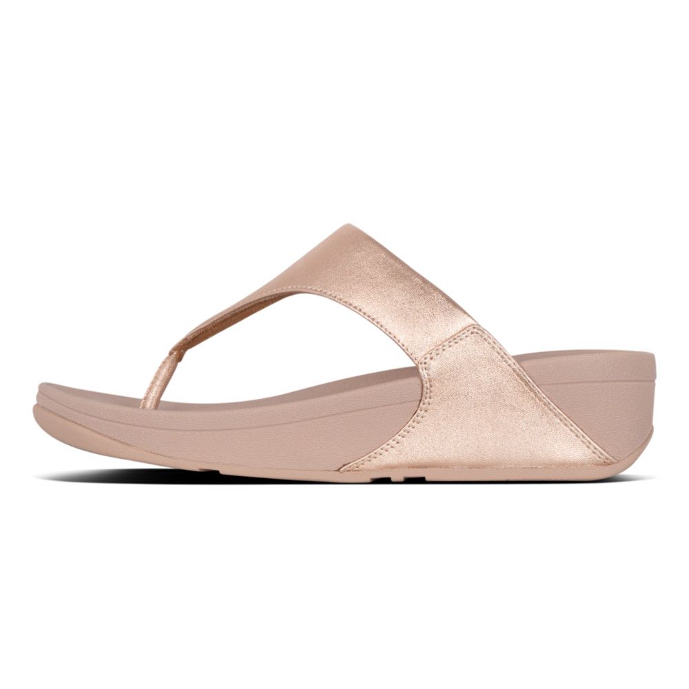 FitFlop Lulu Leather Rose Gold - Shopping4Africa