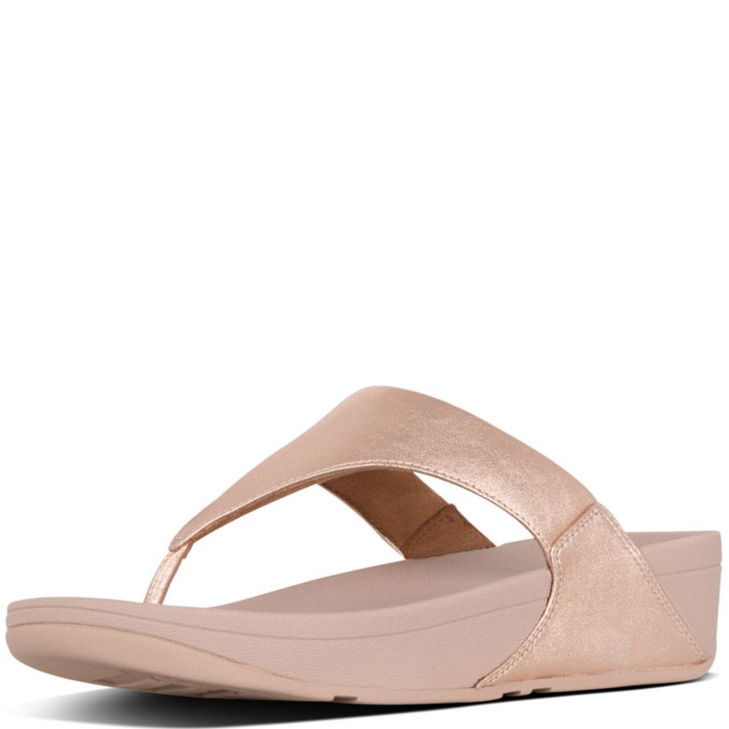 FitFlop Lulu Leather Rose Gold - Shopping4Africa