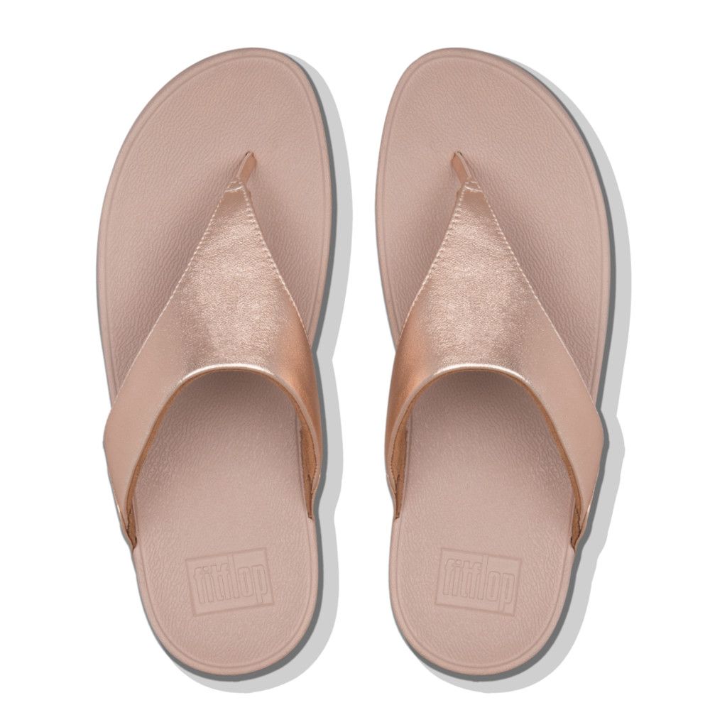 FitFlop Lulu Leather Rose Gold - Shopping4Africa