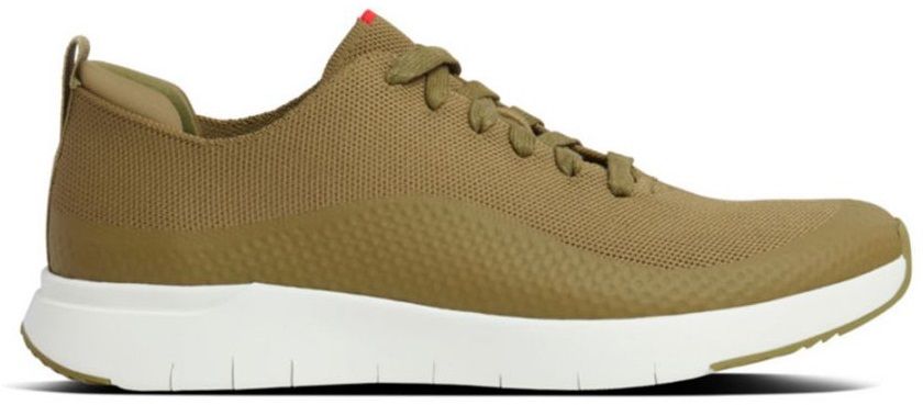 FitFlop Mens Eversholt Knit Sneaker Olive Green - Shopping4Africa